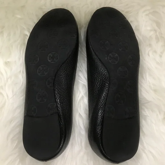 Tory Burch Women’s Reva Leather Flats Size 7.5 - Picture 6 of 10
